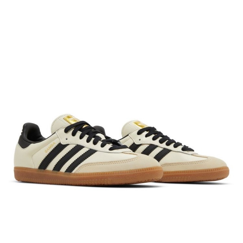 Adidas Samba OG Women’s in Cream with Black Stripes